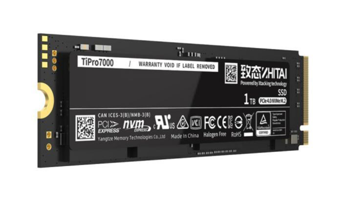 长江存储发布首款PCIe 4.0 SSD：国产颗粒+主控，速度7400MB/s